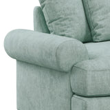 Pembroke Armchair - Aqua Close Up From Roseland Furniture