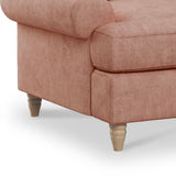 Pembroke Armchair  -  Coral  Close Up From Roseland Furniture