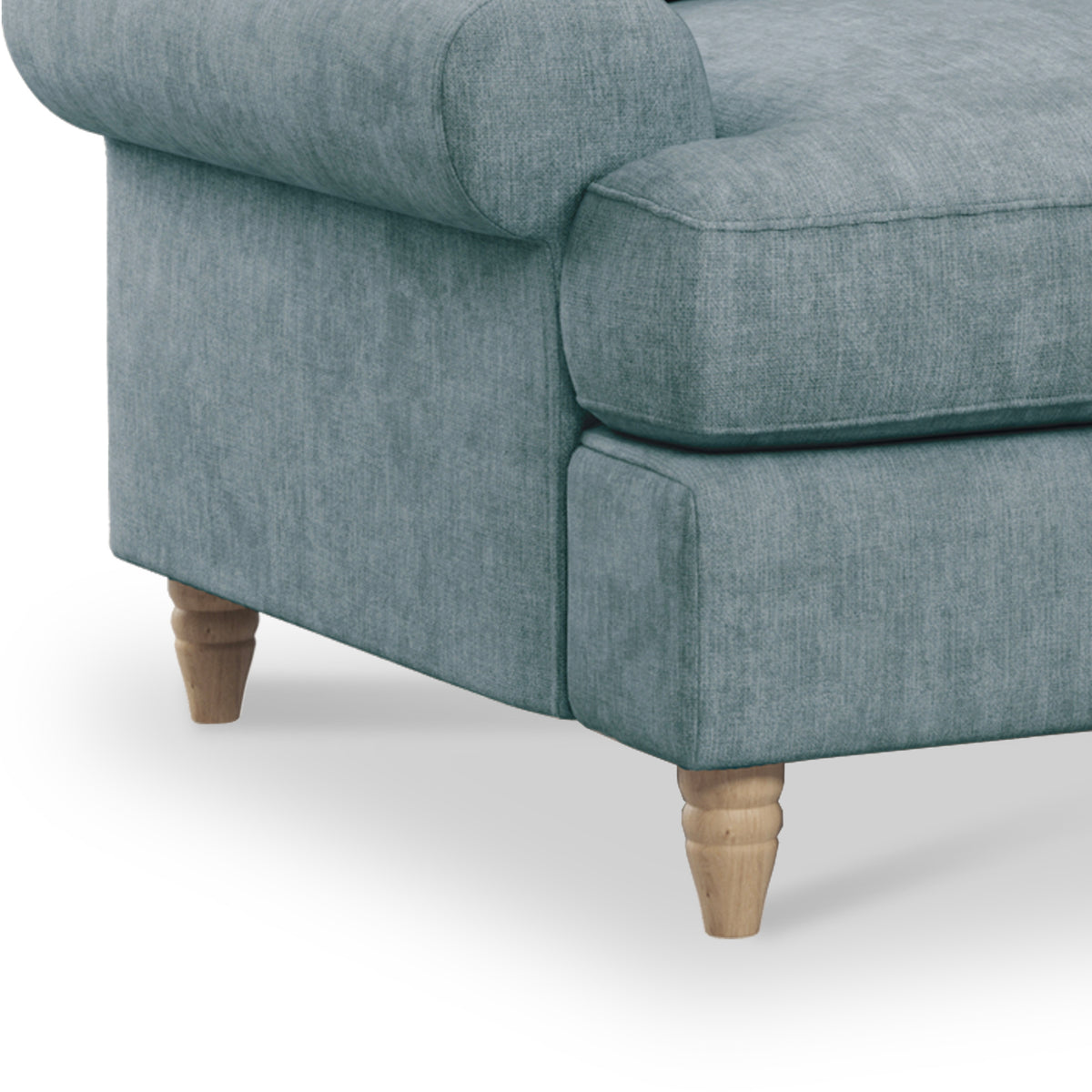 Pembroke Armchair - Denim Close Up From Roseland Furniture