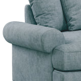 Pembroke Armchair - Denim Close Up From Roseland Furniture