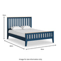 Penrose Double Slatted Bed Dimensions