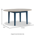 Penrose Extending Round Dining Table Dimensions