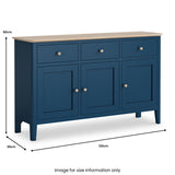 Penrose Large Sideboard from Roseland Furniture
