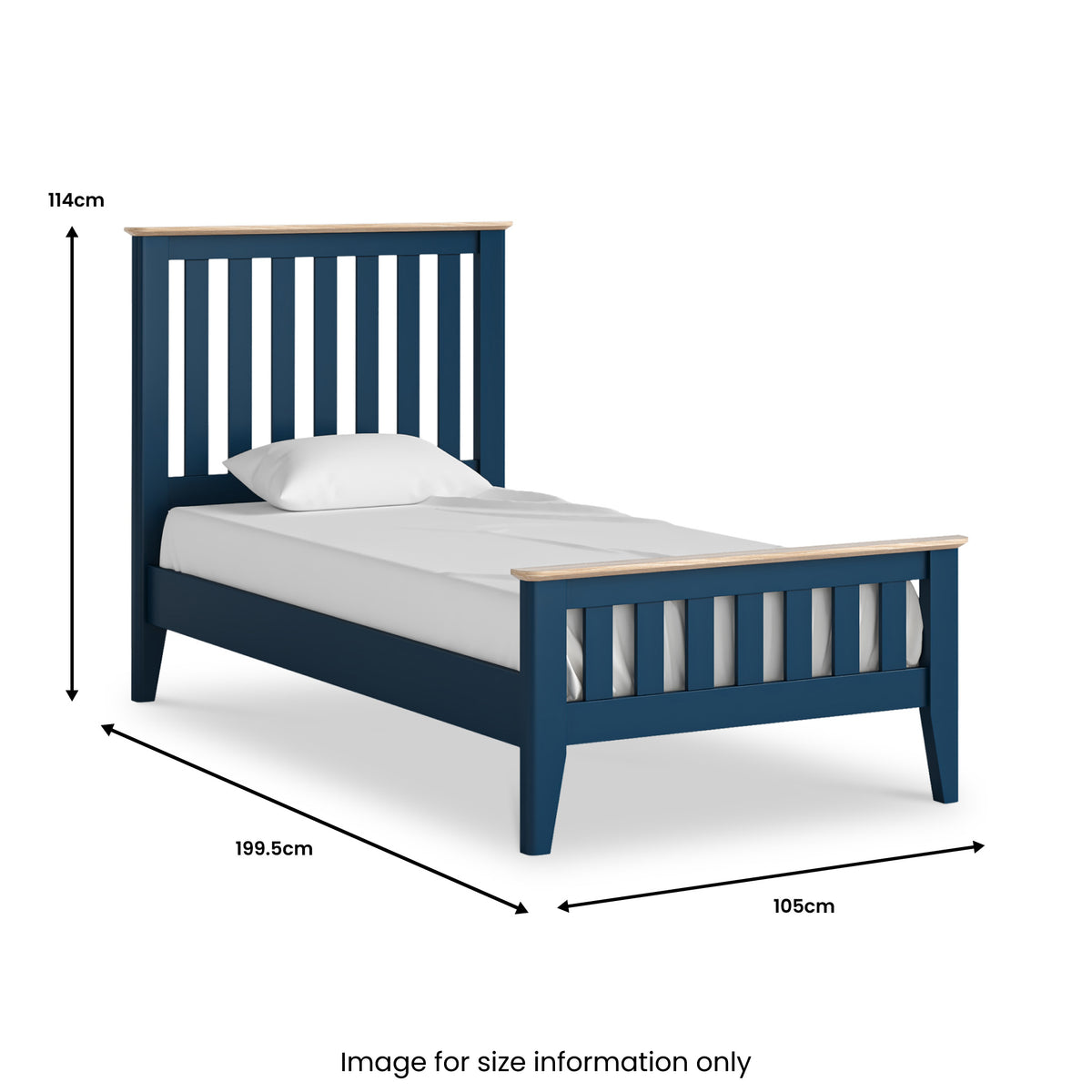 Penrose Single Slatted Bed Dimensions