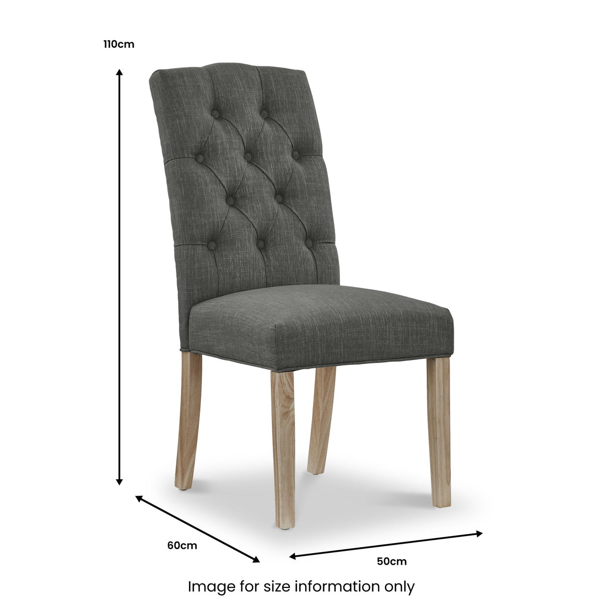 Penzance Upholstered Dining Chair from Roseland Furniture