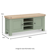 Penzance 140cm TV Unit dimensions