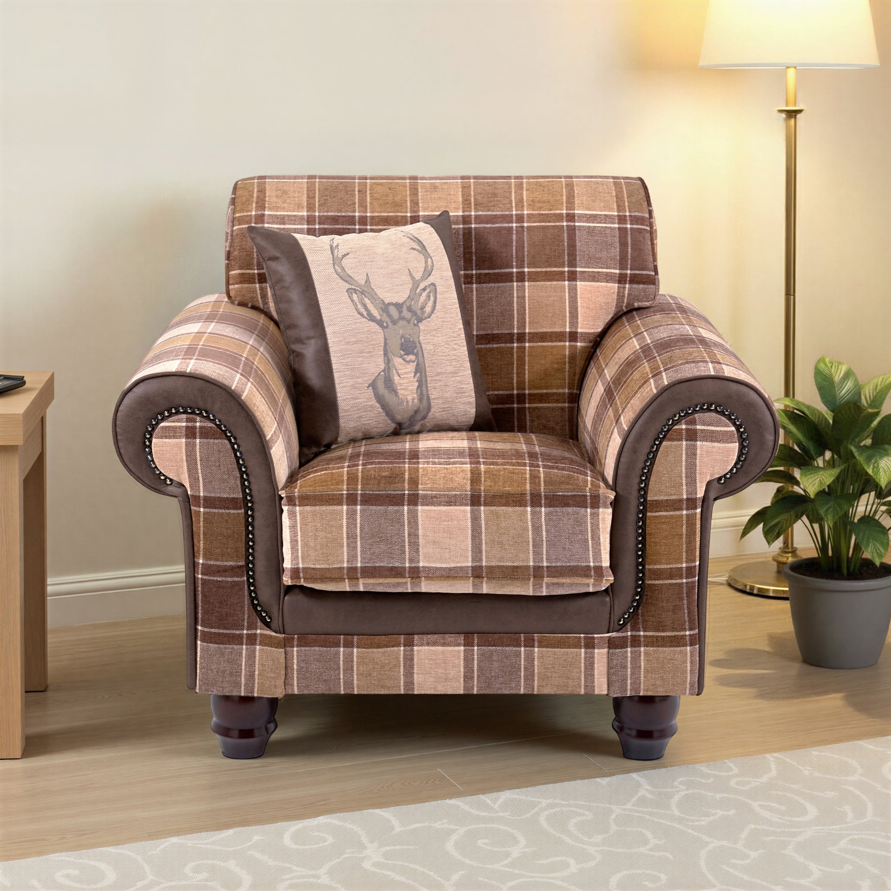 Ashford Accent Chair Arizona Mahogany from Roseland Furniture