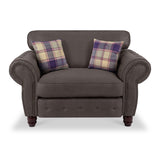 Ashford Snuggle Chair Arizona Charcoal from Roseland Furniture
