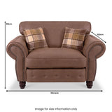 Ashford Snuggle Chair Arizona Tan from Roseland Furniture