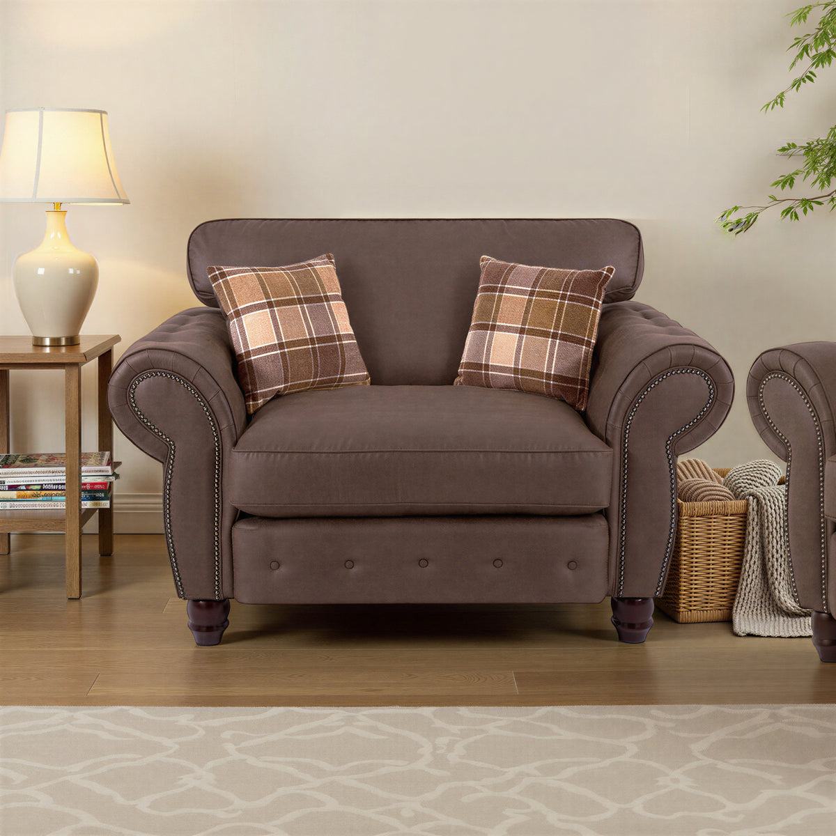 Ashford Snuggle Chair Arizona Mahogany from Roseland Furniture
