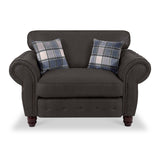 Ashford Snuggle Chair Arizona Black from Roseland Furniture