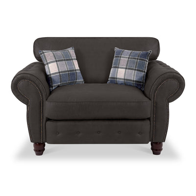 Ashford Faux Leather Snuggle Chair