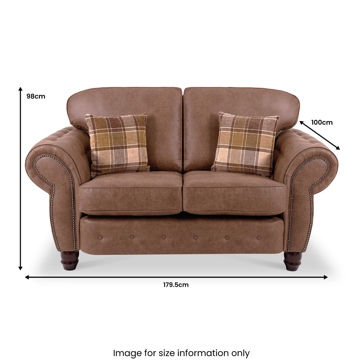 Ashford 2 Seater Sofa Arizona Tan from Roseland Furniture