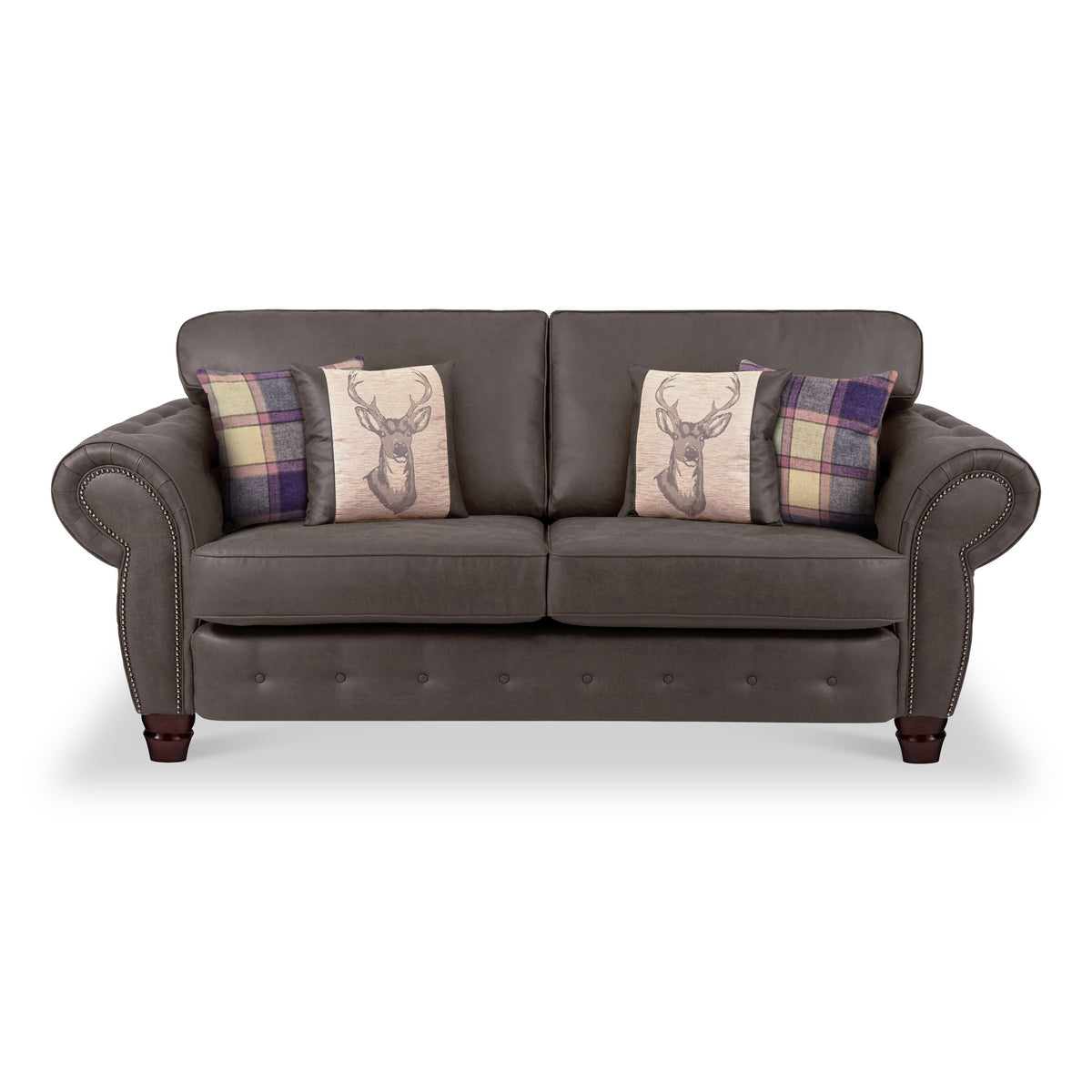 Ashford 3 Seater Sofa Arizona Charcoal from Roseland Furniture