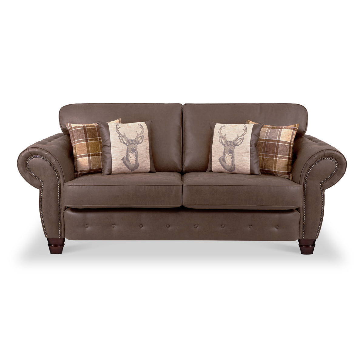 Ashford 3 Seater Sofa Arizona Mahogany from Roseland Furniture