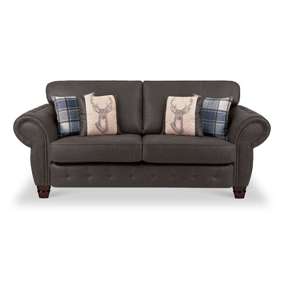 Ashford Faux Leather 3 Seater Sofa