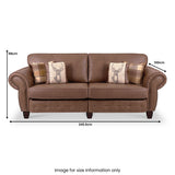 Ashford 4 Seater Sofa Arizona Tan from Roseland Furniture