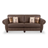 Ashford 4 Seater Sofa Arizona Mahogany from Roseland Furniture