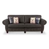 Ashford 4 Seater Sofa Arizona Black from Roseland Furniture