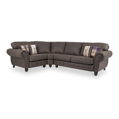 Ashford Faux Leather Corner Sofa