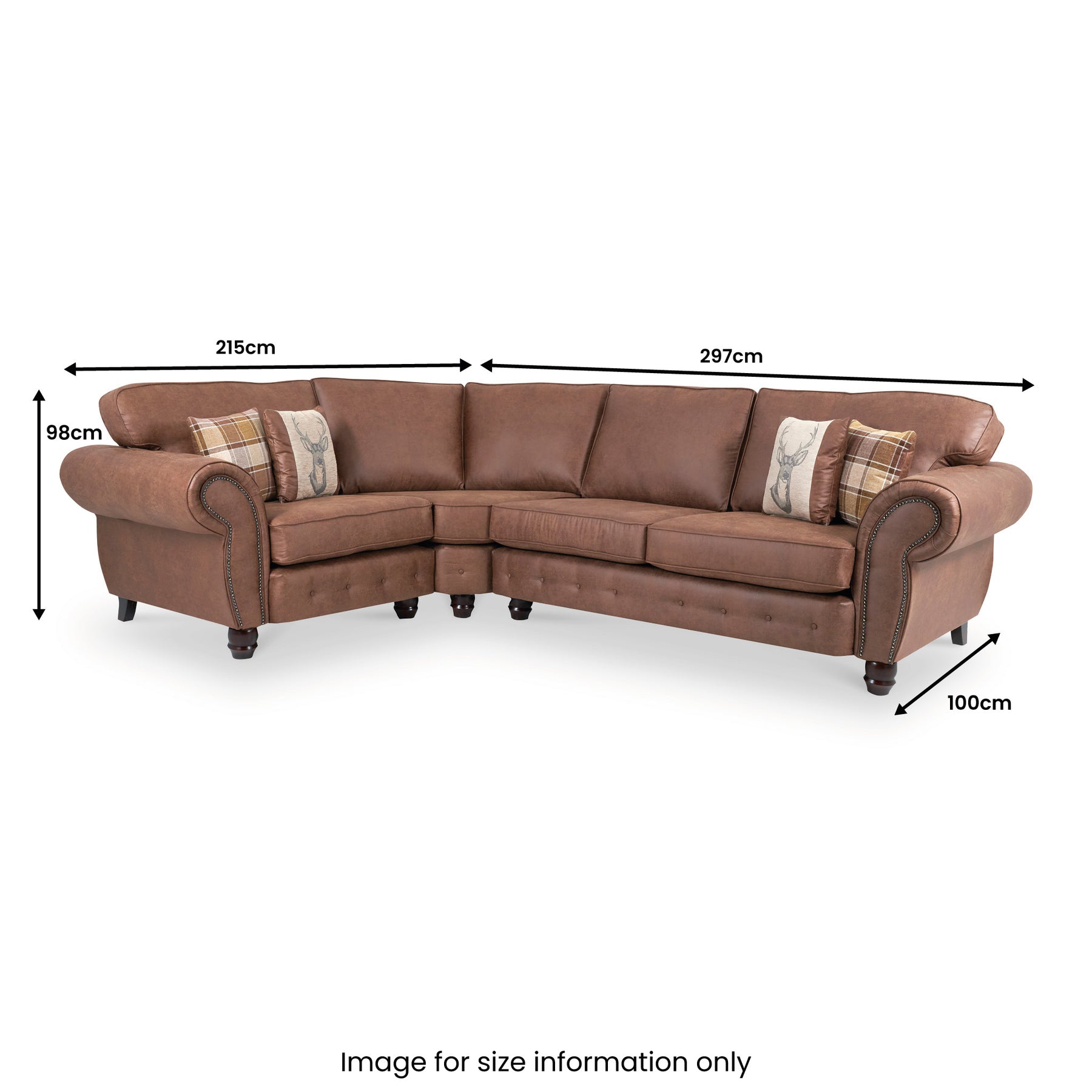 Ashford 3 1 Corner Group LHF Arizona Tan from Roseland Furniture