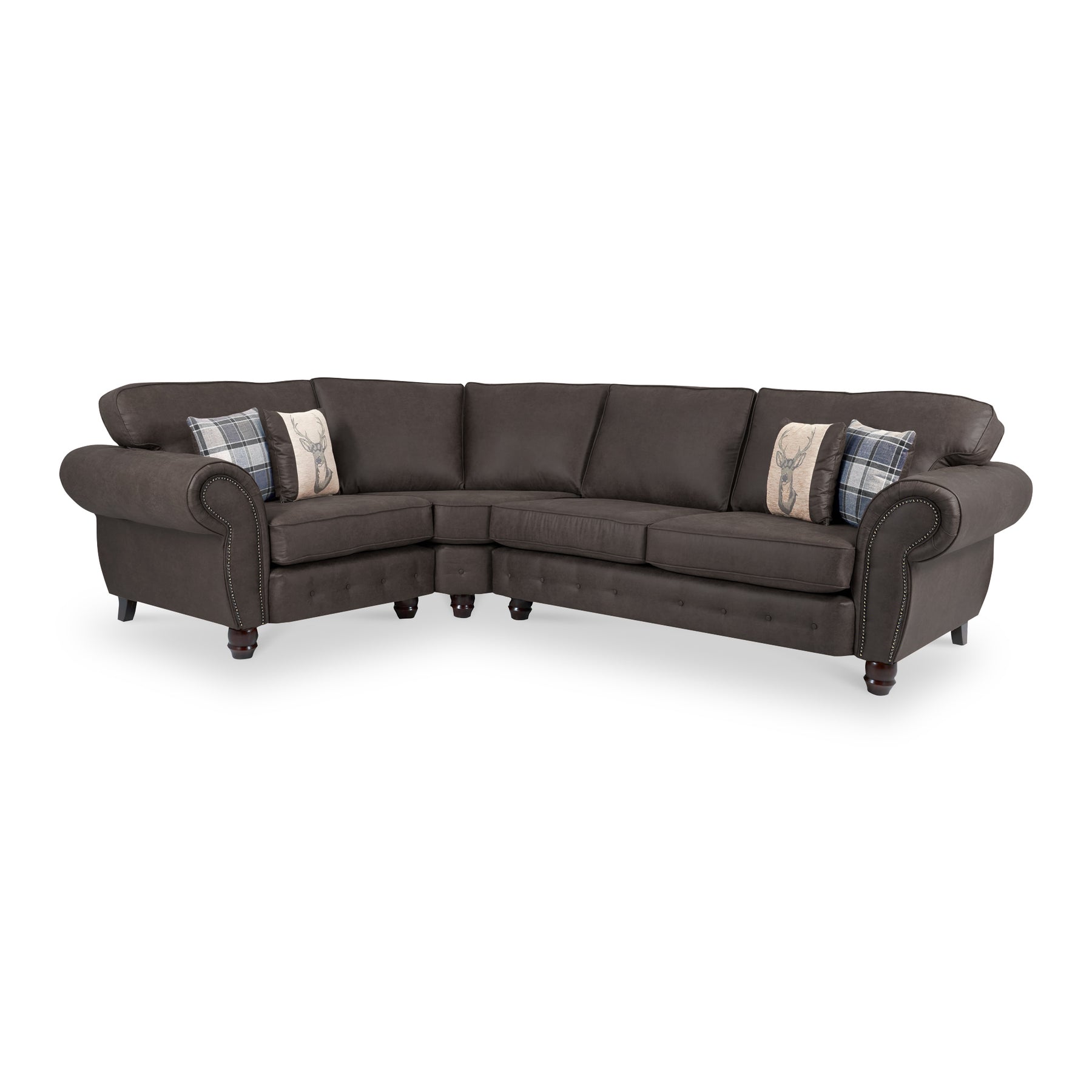 Ashford 3 1 Corner Group LHF Arizona Black from Roseland Furniture