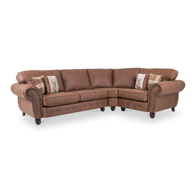 Ashford Faux Leather Corner Sofa