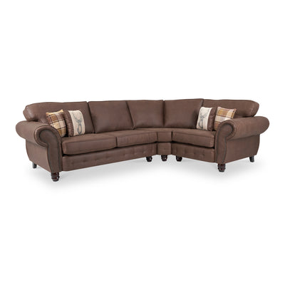 Ashford Faux Leather Corner Sofa