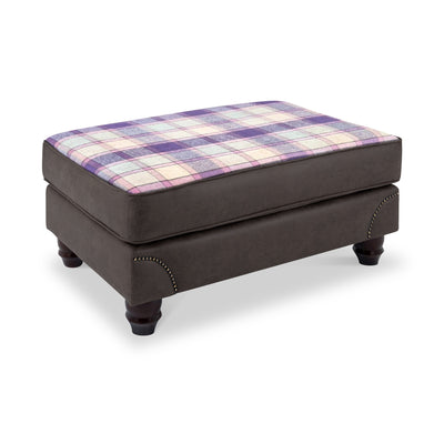 Ashford Faux Leather Footstool