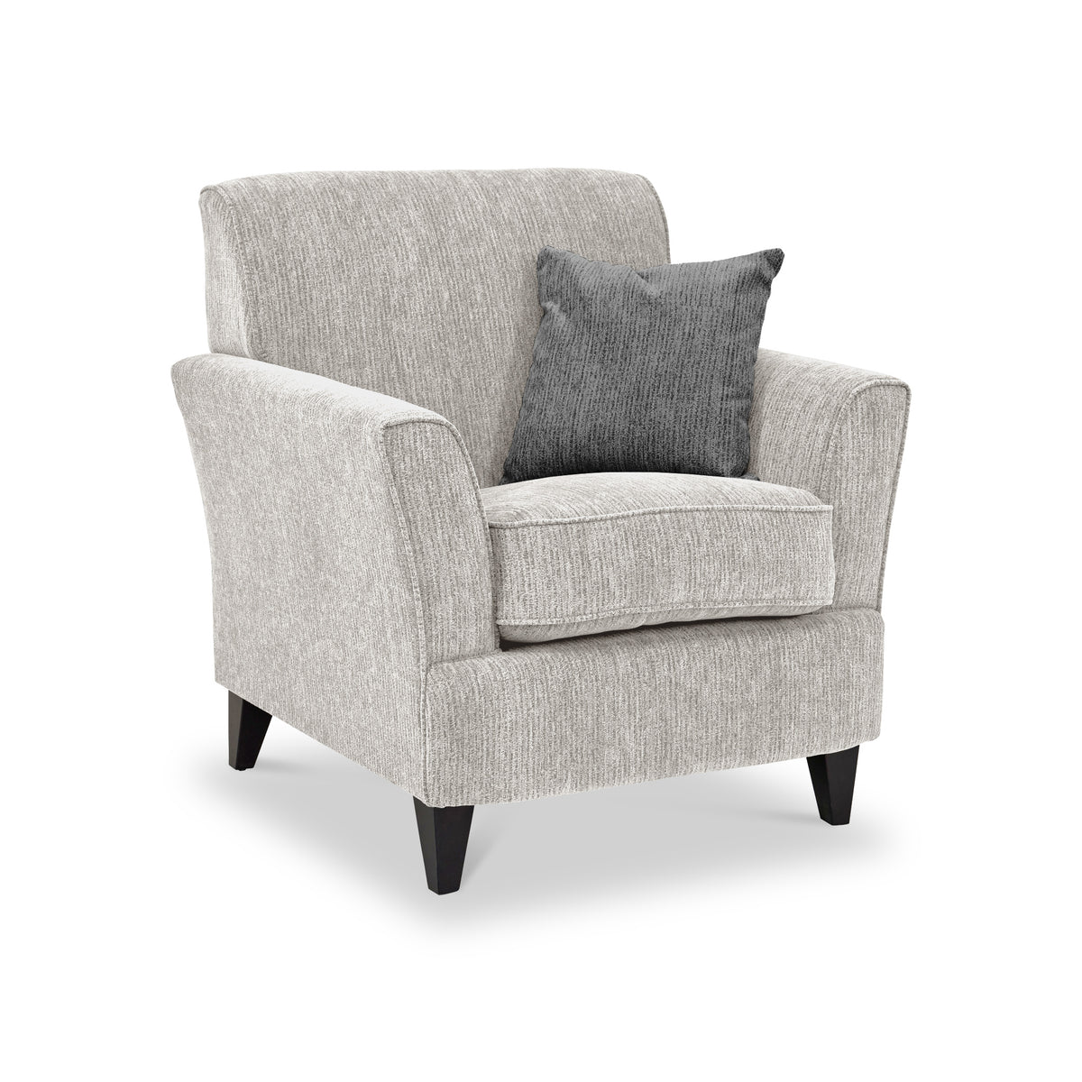 Thornby Accent Chair Charcoal Light Grey from Roseland Furniture