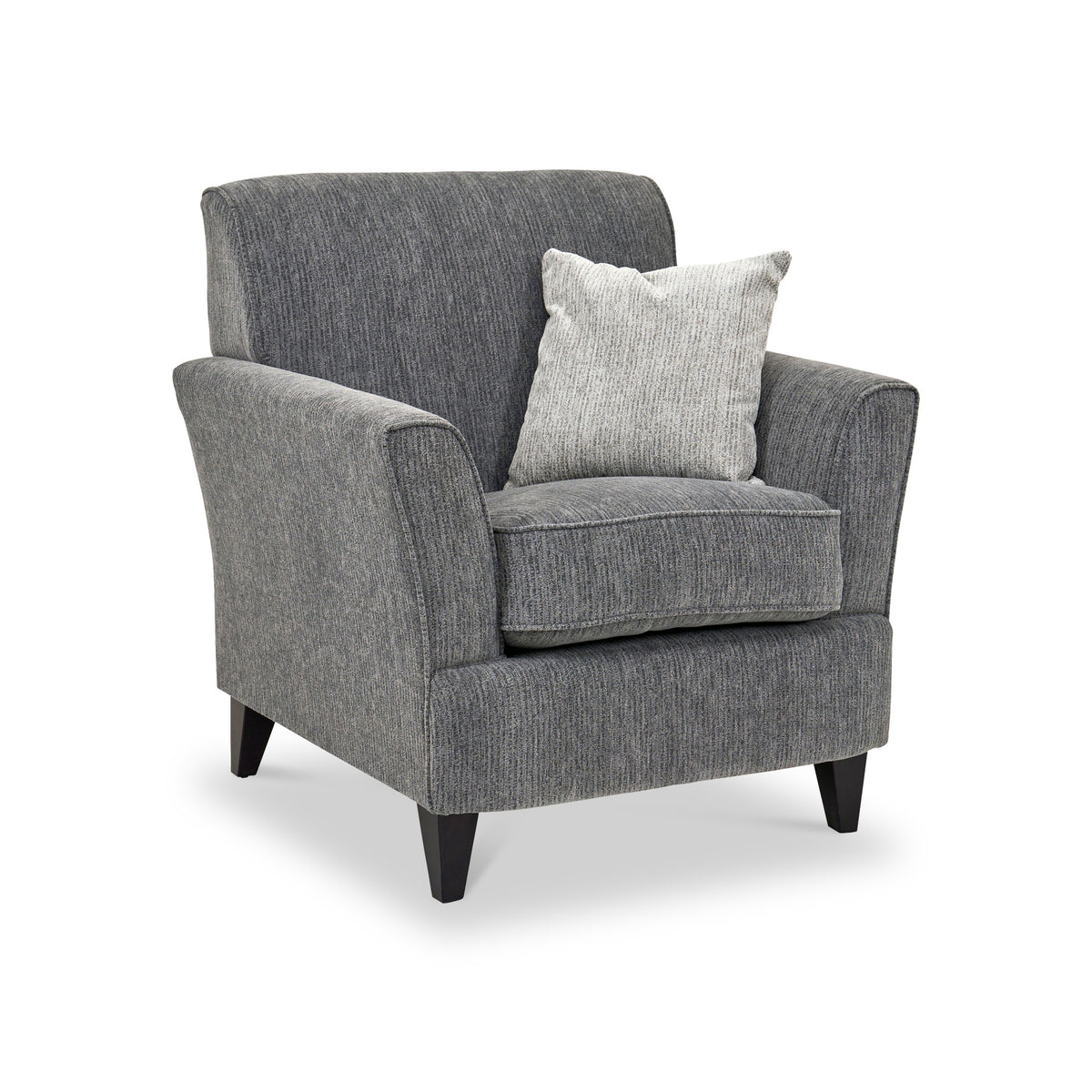 Thornby Accent Chair Charcoal Light Grey from Roseland Furniture