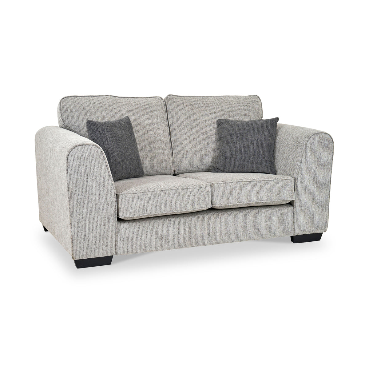 Thornby 2 Seater Sofa Light Grey Charcoal from Roseland Furniture