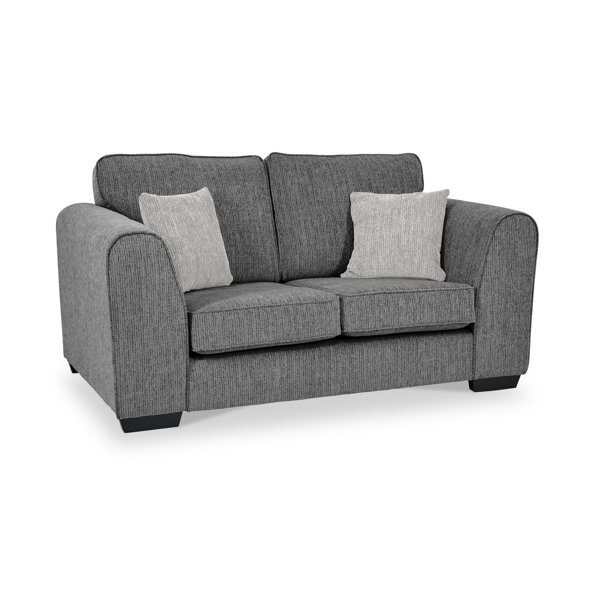 Thornby 2 Seater Sofa Charcoal Light Grey from Roseland Furniture