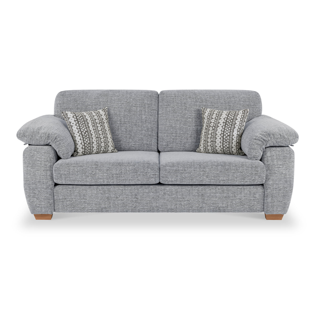 Camden 3 Seater Sofa Tate Silver Bohor Charcoal from Roseland Furniture