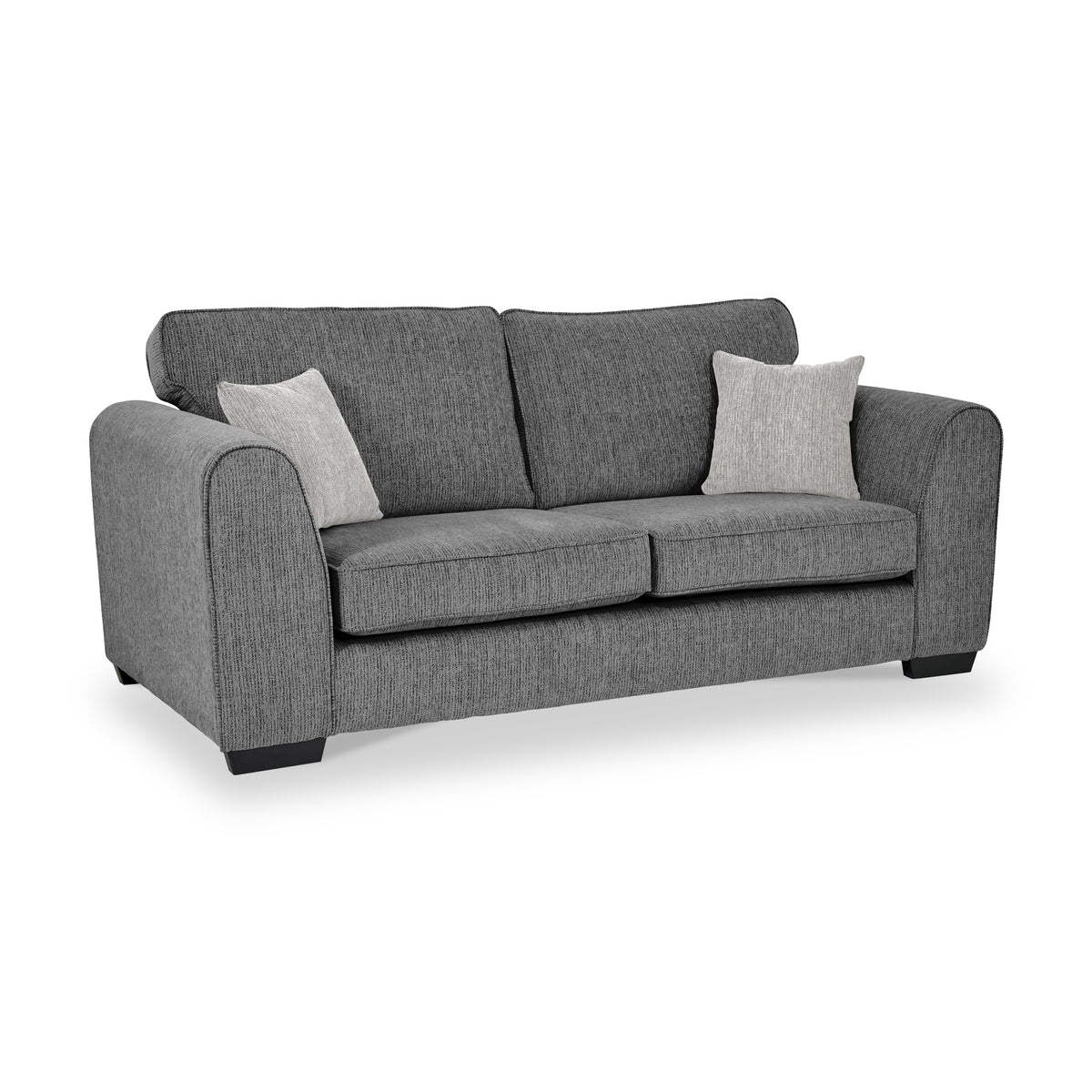 Thornby 3 Seater Sofa Charcoal Light Grey from Roseland Furniture