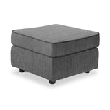 Thornby Standard Footstool Charcoal from Roseland Furniture