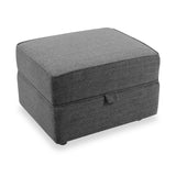 Thornby Storage Footstool Charcoal from Roseland Furniture