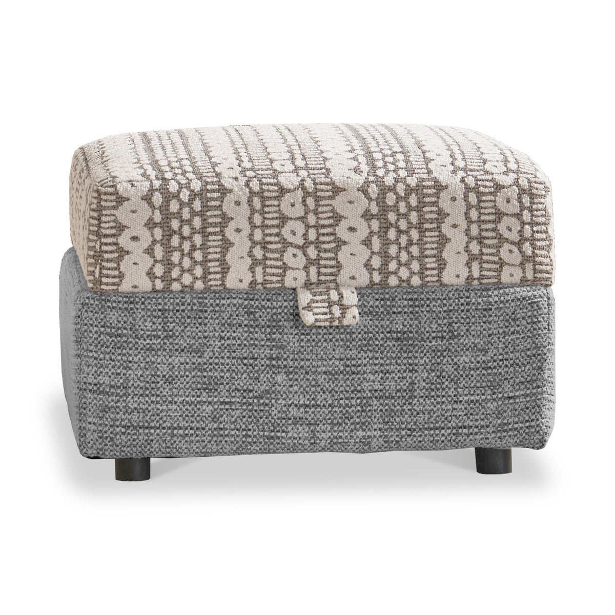 Camden Storage Footstool Tate Mushroom Bohor Brown from Roseland Furniture