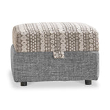 Camden Storage Footstool Tate Mushroom Bohor Brown from Roseland Furniture