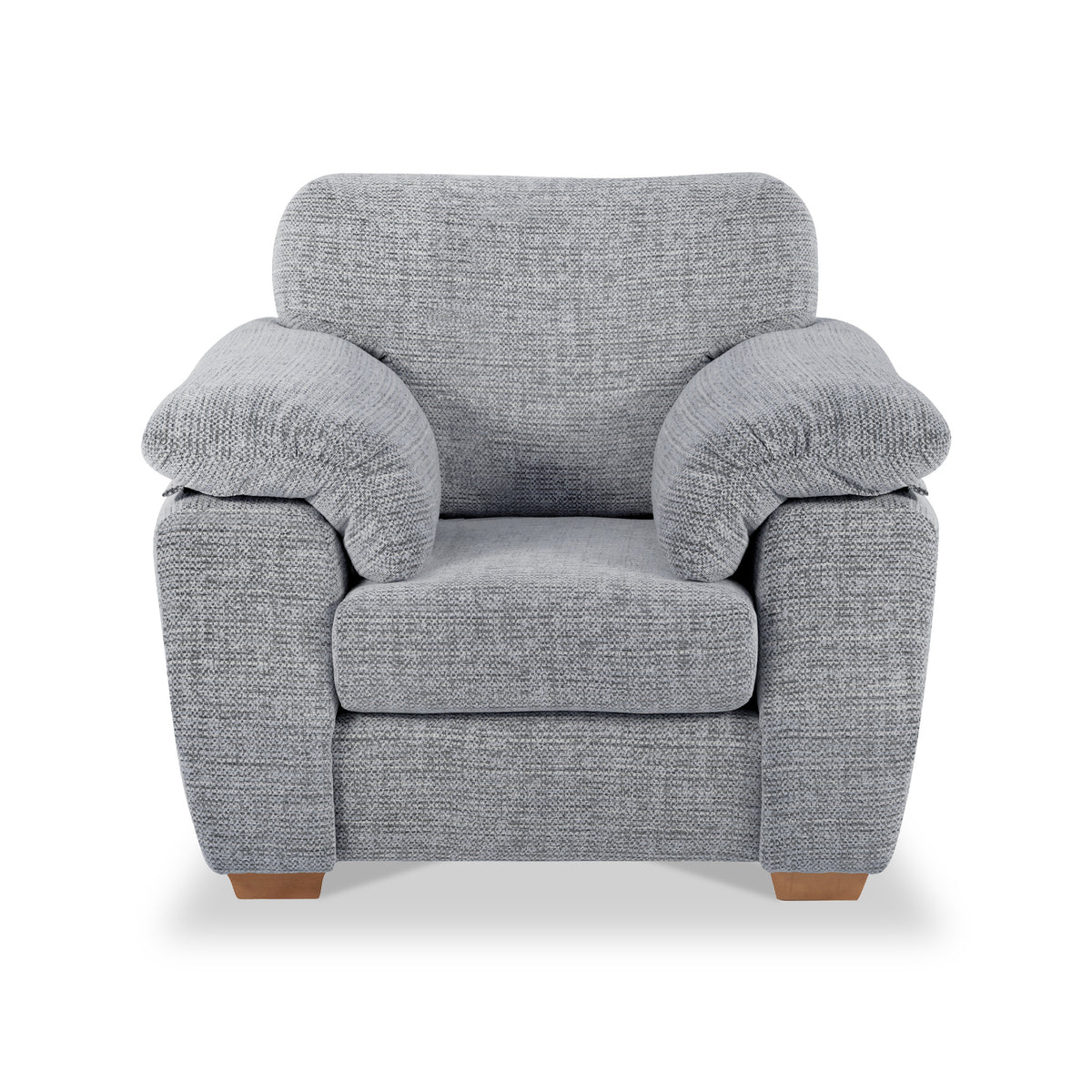 Camden Armchair Tate Silver Bohor Charcoal from Roseland Furniture