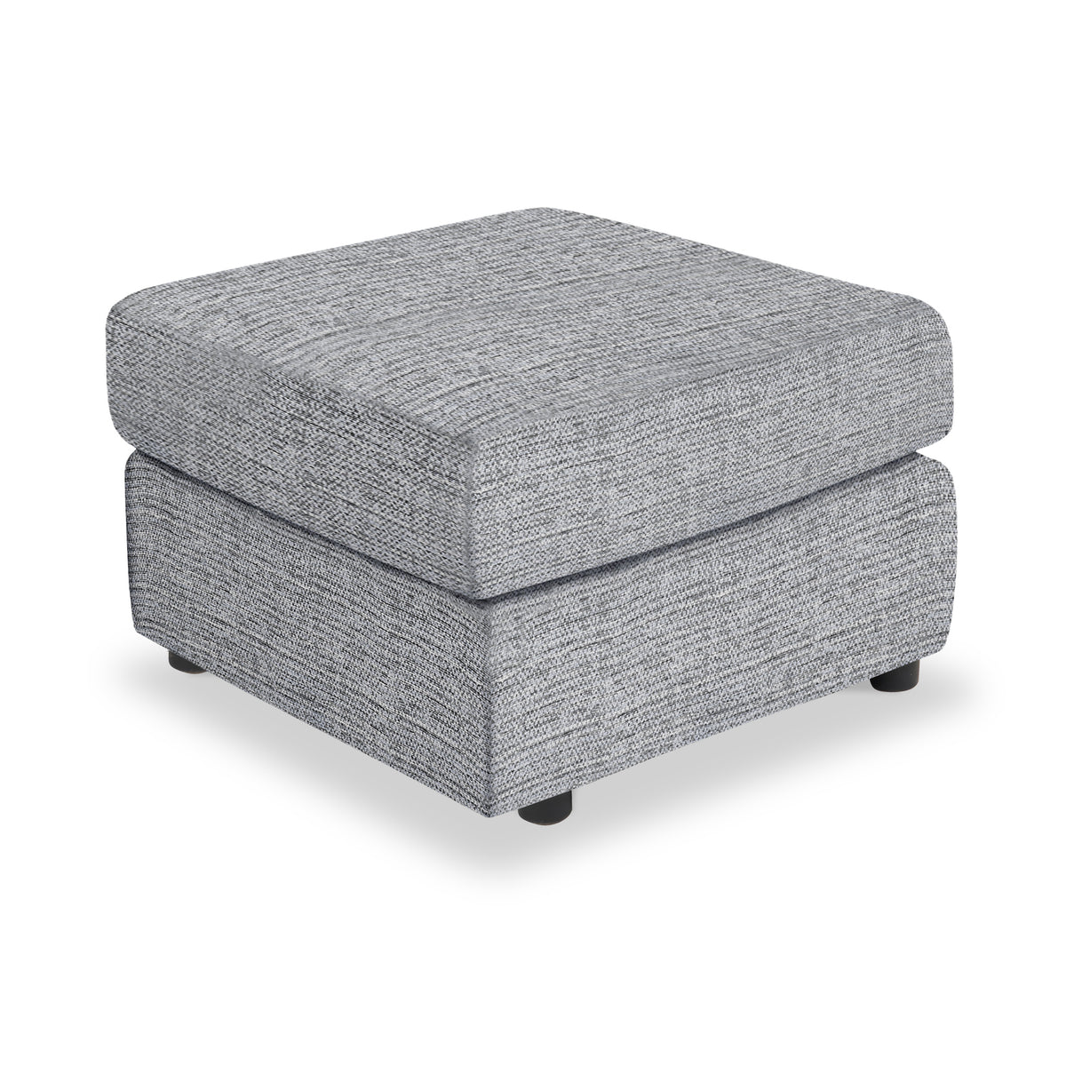 Camden Standard Footstool Tate Silver from Roseland Furniture