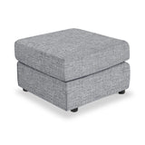Camden Standard Footstool Tate Silver from Roseland Furniture