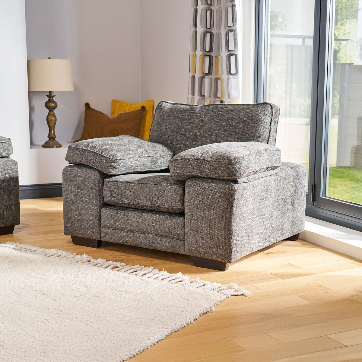 Ralston Standard Chair Heinz Grey from Roseland Furniture