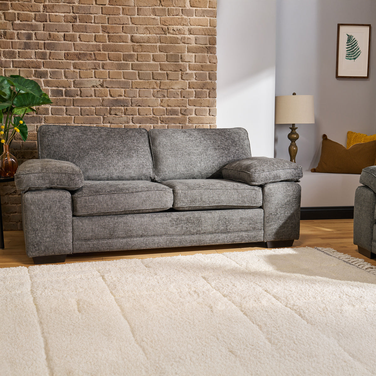 Ralston 2 Seater Sofa Heinz Grey from Roseland Furniture