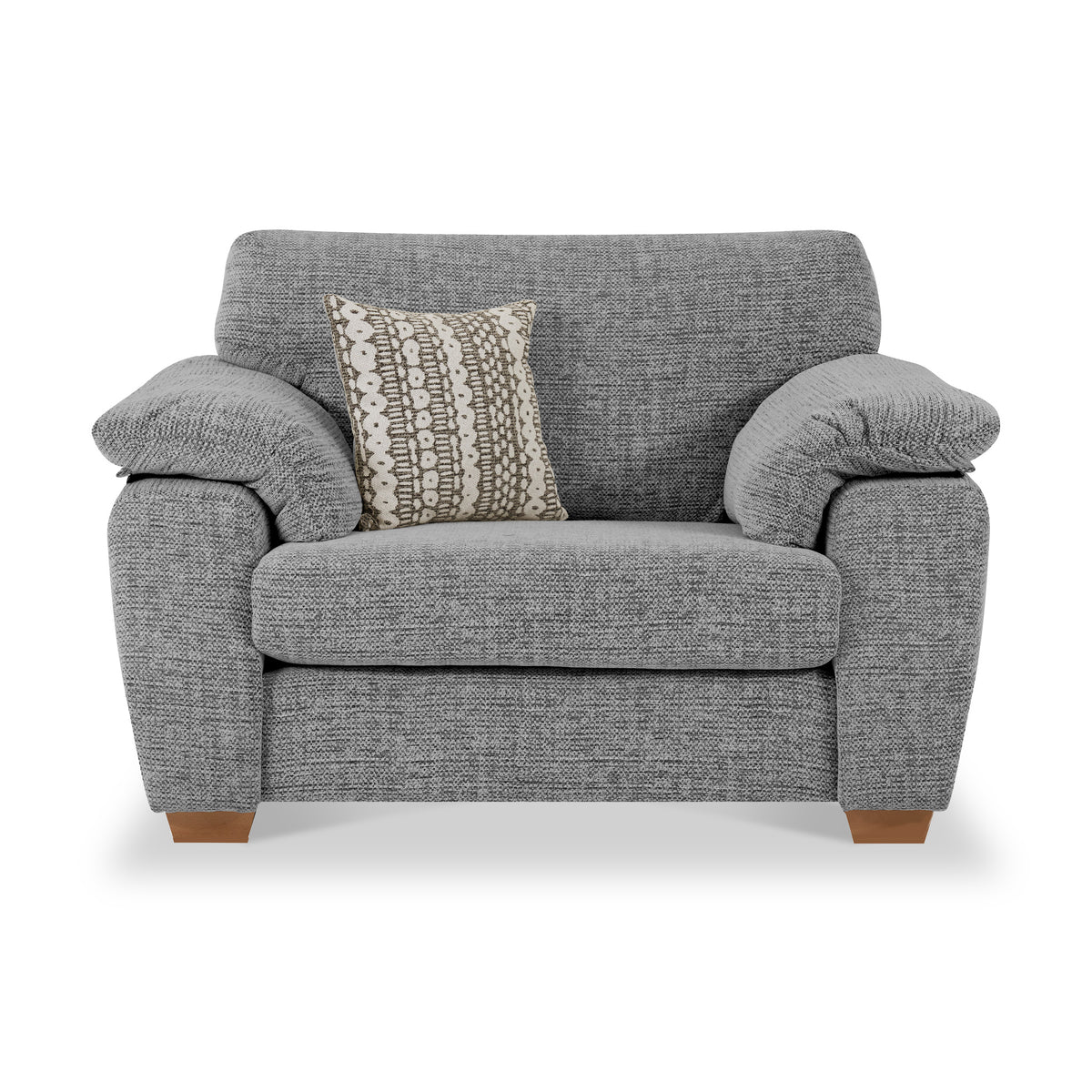 Camden Snuggle Chair Tate Mushroom Bohor Brown from Roseland Furniture