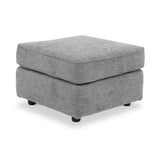 Ralston Standard Footstool Heinz Light Grey from Roseland Furniture