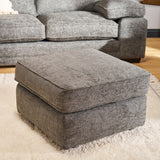 Ralston Standard Footstool Heinz Grey from Roseland Furniture