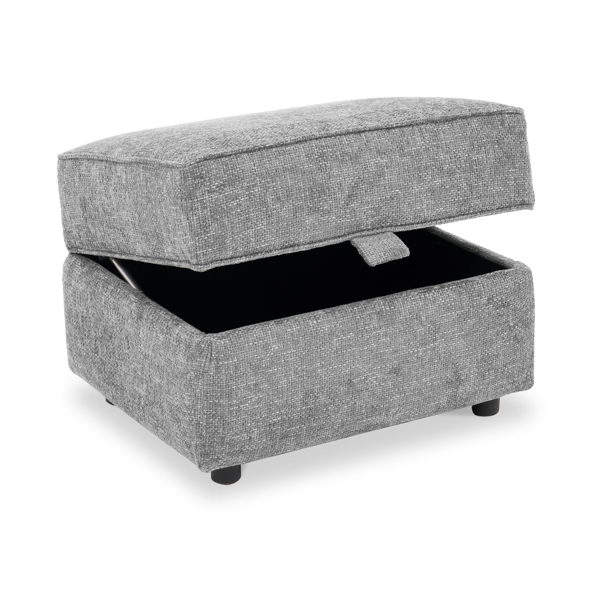 Ralston Storage Footstool Heinz Light Grey from Roseland Furniture