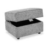 Ralston Storage Footstool Heinz Light Grey from Roseland Furniture