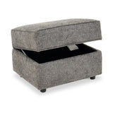Ralston Storage Footstool Heinz Grey from Roseland Furniture